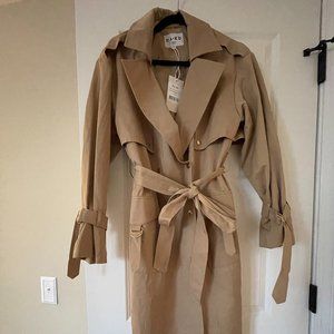 NA-KD D-ring Detail Trenchcoat Size 34 (EU)